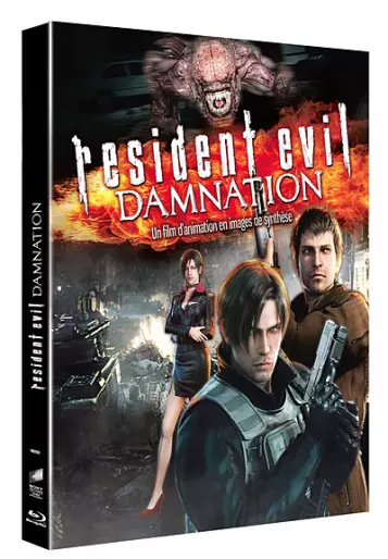 vidéo manga - Resident Evil - Damnation + Degeneration - Blu-Ray