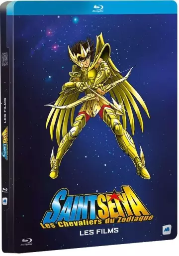 vidéo manga - Saint Seiya - Les Chevaliers du Zodiaque - Intégrale 5 Films Blu-Ray Steelbook