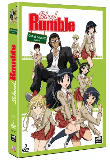 vidéo manga - School Rumble Saison 2 Coffret Vol.1