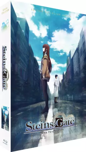 vidéo manga - Steins Gate - Intégrale (Série TV + Film) - Collector - Coffret DVD + Blu-ray