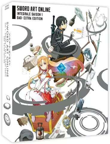 vidéo manga - Sword Art Online - Intégrale Saison 1 + Extra (OAV) - Édition Blu-Ray