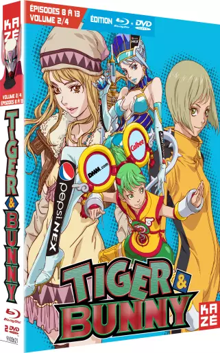 vidéo manga - Tiger & Bunny - Blu-Ray/DVD Vol.2