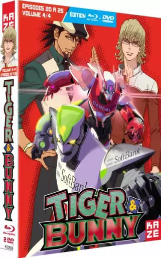 vidéo manga - Tiger & Bunny - Blu-Ray/DVD Vol.4
