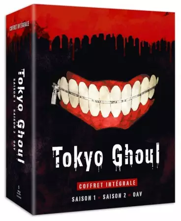 vidéo manga - Tokyo Ghoul - Intégrale Premium (Saison 1 + 2) - Coffret Blu-Ray