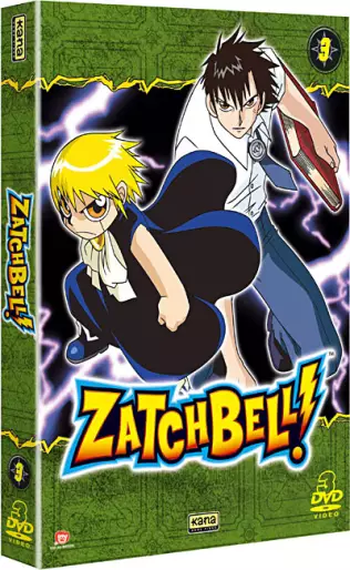 vidéo manga - Zatchbell - Coffret Vol.3