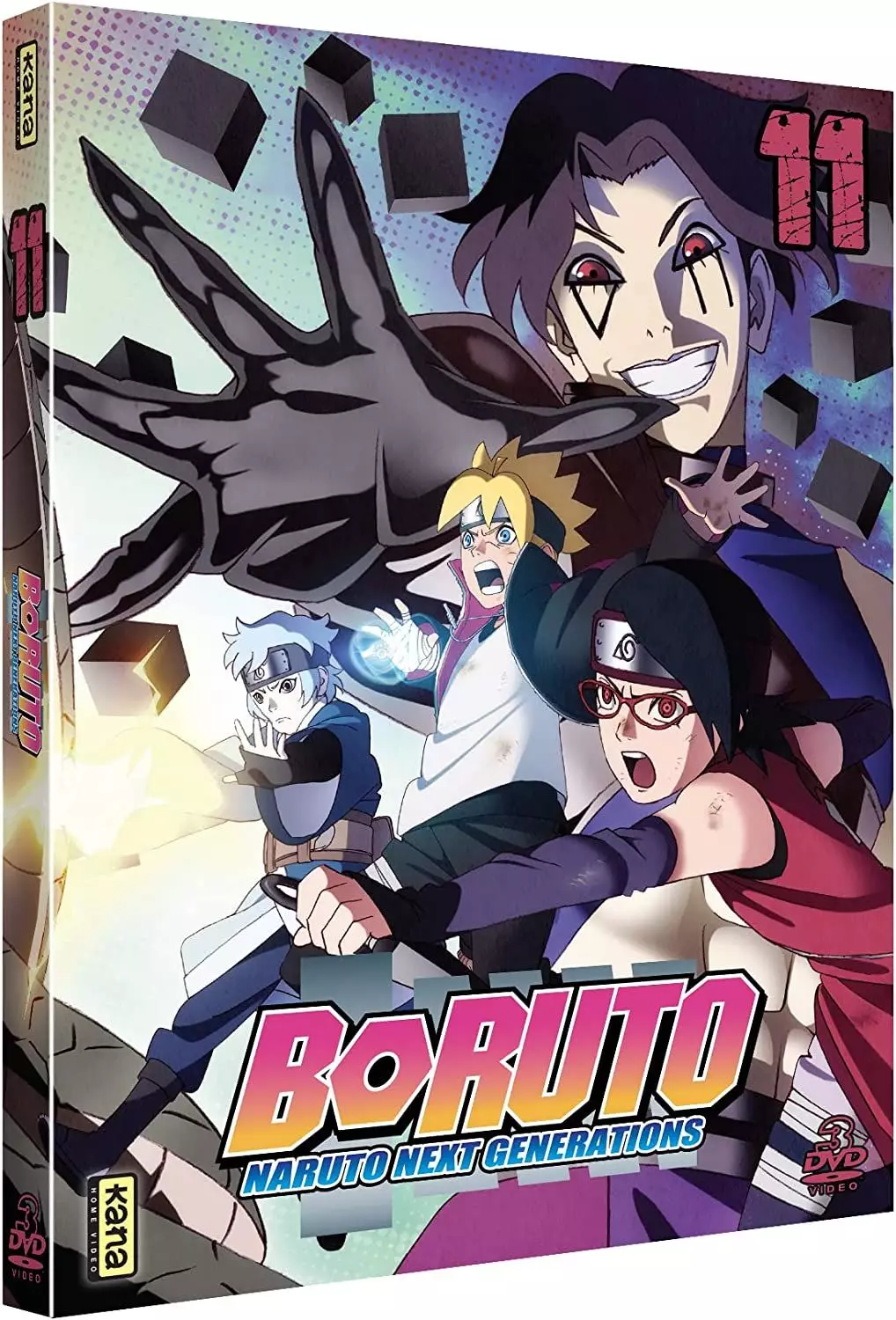 vidéo manga - Boruto - Naruto Next Generations - Coffret DVD Vol.11
