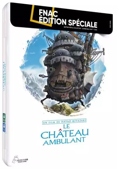 Blu Ray Chateau Ambulant Le Boitier Metal Exclusivite Fnac Combo Blu Ray Dvd Anime Bluray Manga News