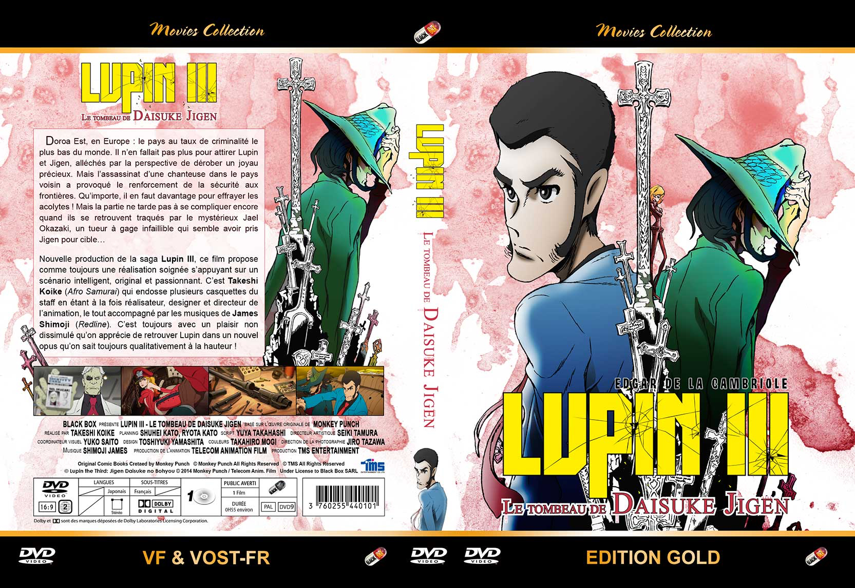 Lupin Iii Le Tombeau De Daisuke Jigen DVD Lupin III - Le tombeau de Daisuke Jigen - Anime Dvd - Manga news