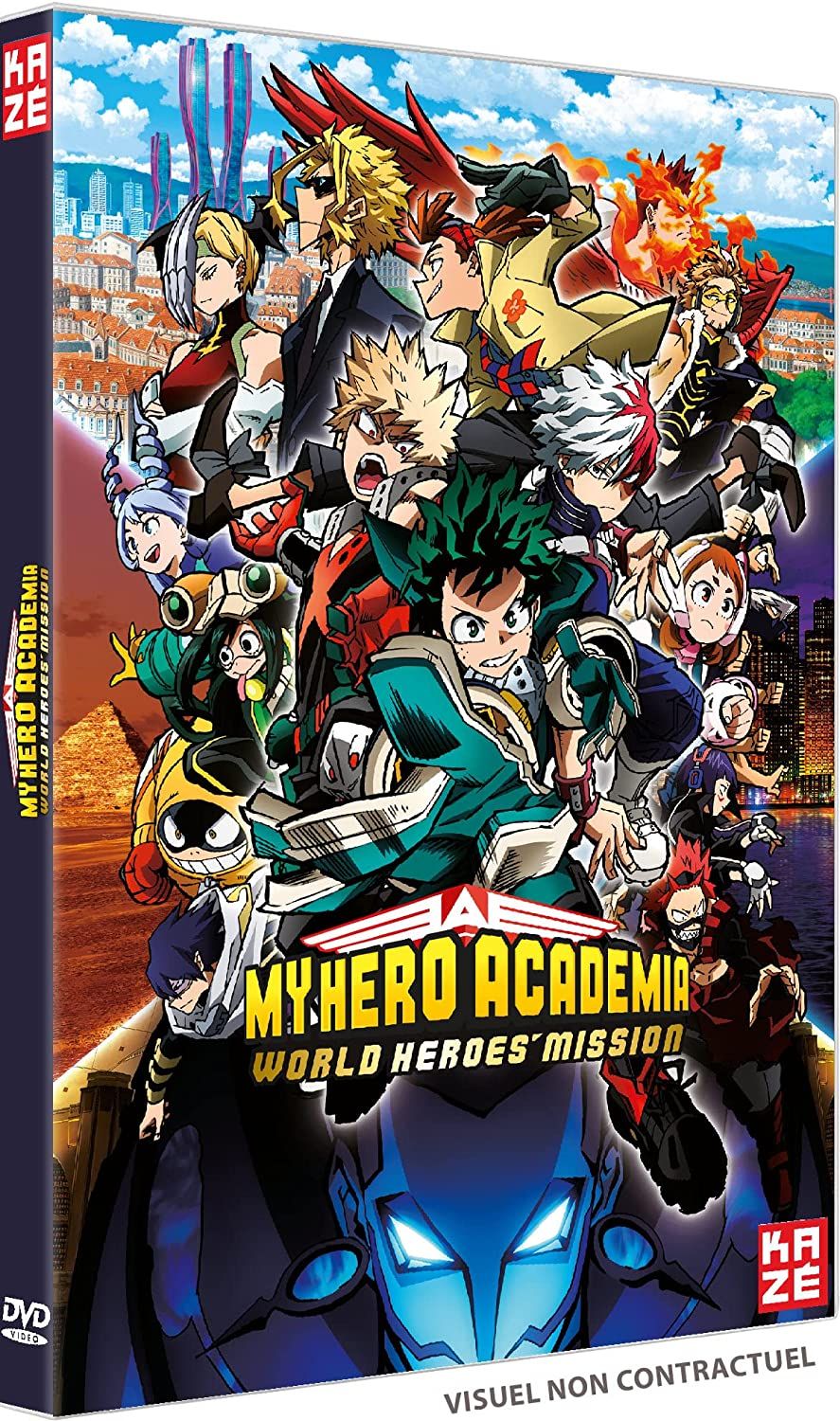 vidéo manga - My Hero Academia - Film 3 - World Heroe's Mission - DVD