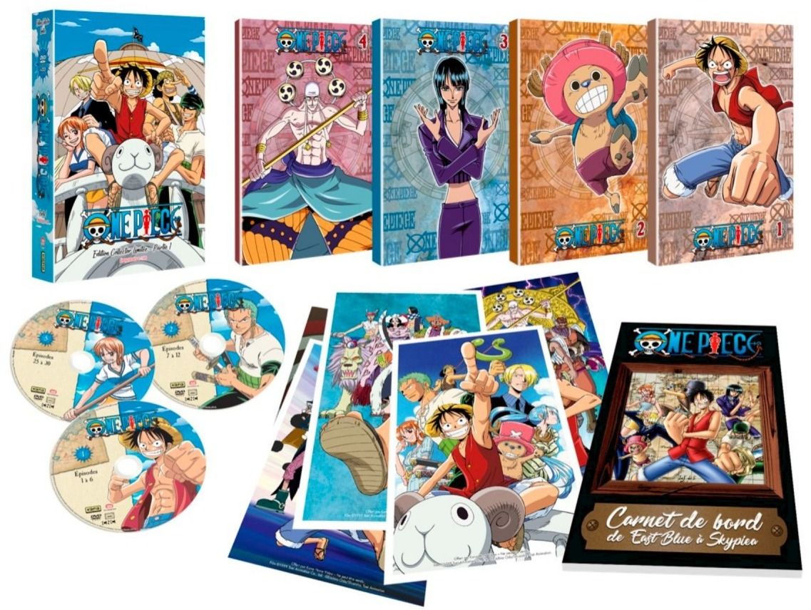 DVD One Piece Edition limitée collector A4 Partie 1 Anime Dvd Manga news