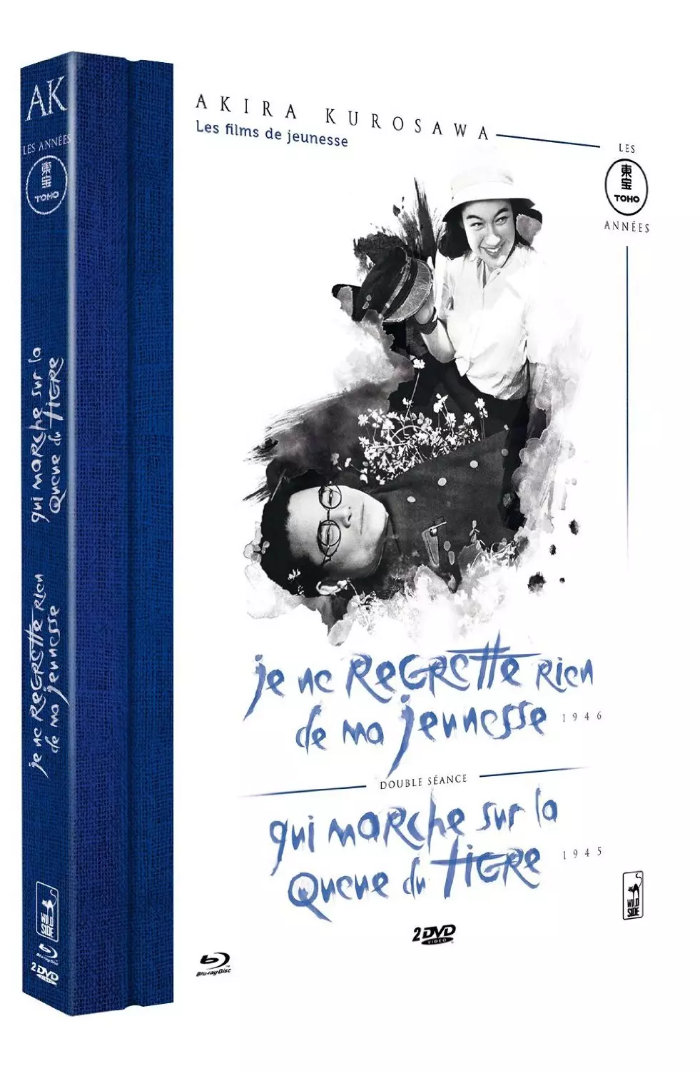 Akira Kurosawa - Les films de jeunesse : Je ne regrette rien de ma jeunesse + Qui marche sur la queue du tigre - Combo DVD BR