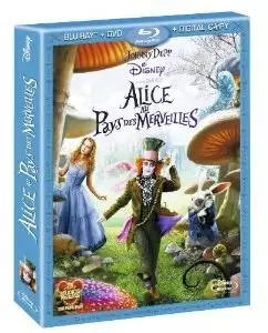 manga animé - Alice au Pays des Merveilles - Burton - Combo Blu-ray DVD et Copie Digitale