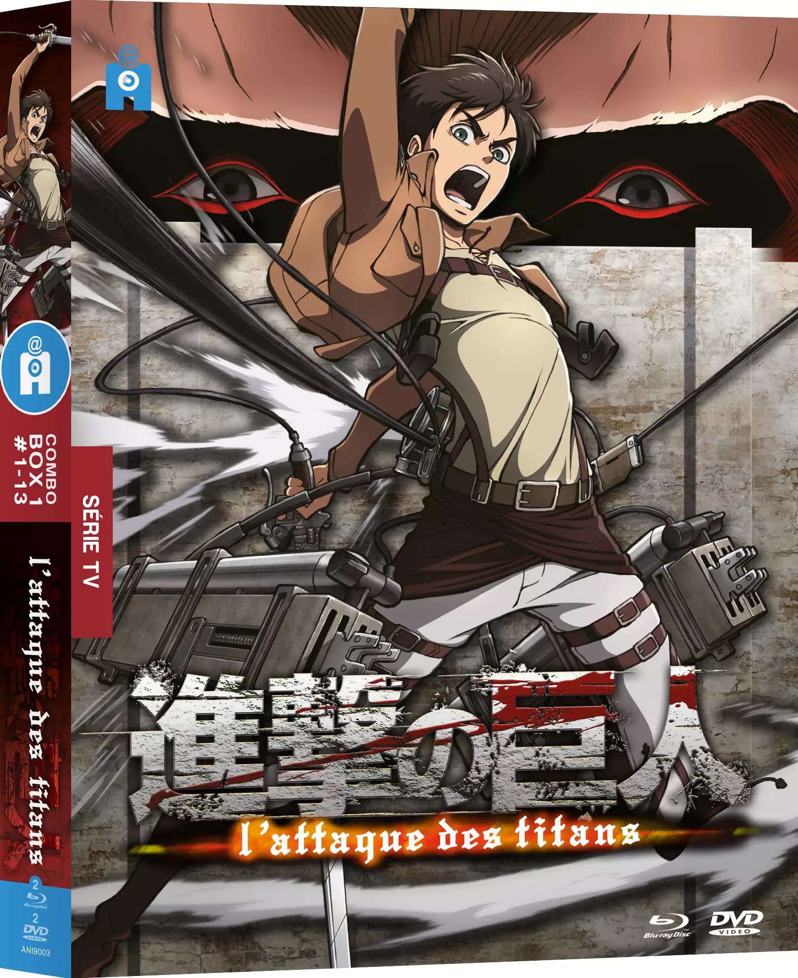 Attaque des Titans (l') - Combo DVD + BR Vol.1