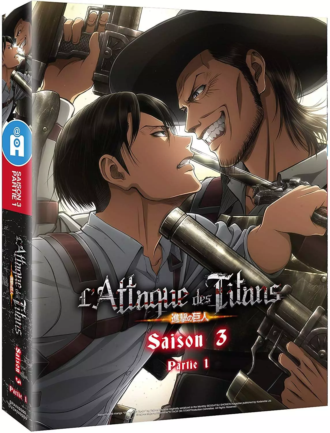 Attaque des Titans (l') - Saison 3 - Coffret Blu-Ray Vol.1