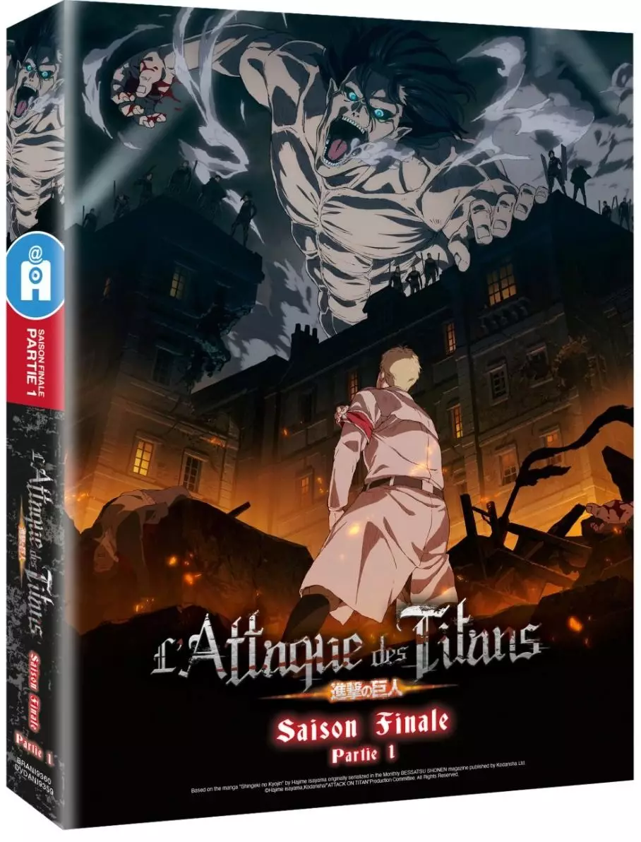 L attaque Des Titans Saisons 4 Partie 1 Vf DVD Attaque des Titans (l') (Saison 4) - Saison Finale - Édition Collector DVD Vol.1 - Anime Dvd - Manga news