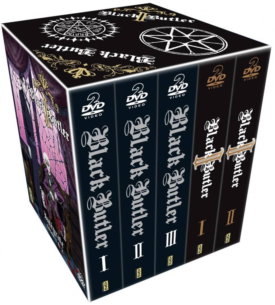 DVD Black Butler Intégrale saison 1 et 2 Anime Dvd Manga news