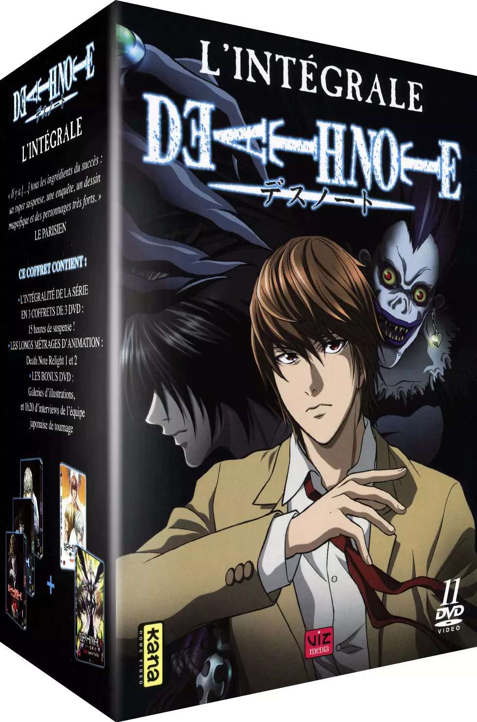 DVD Death Note - TV Intégrale Slim + 2 Films - Anime Dvd - Manga news