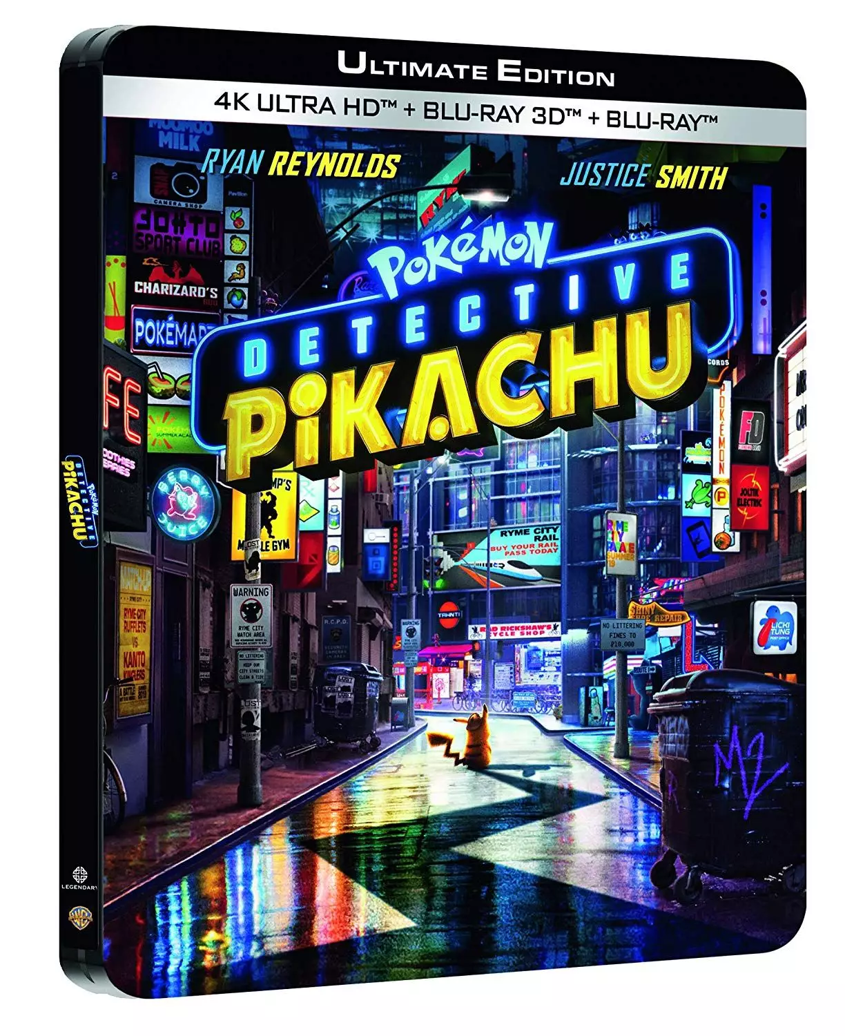 Pokémon - Détective Pikachu 4K Ultra HD Boîtier SteelBook
