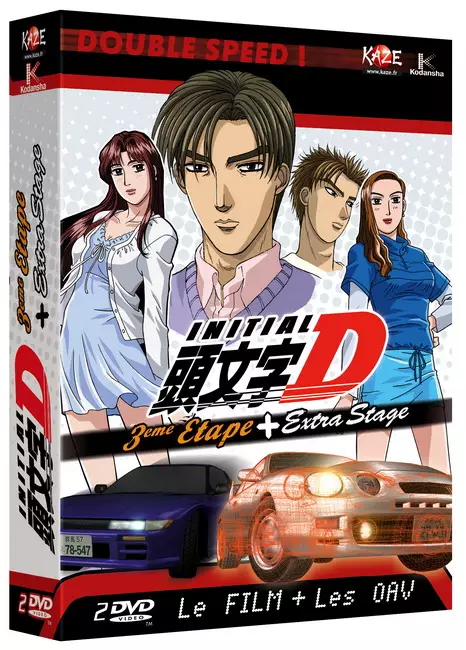 DVD Initial D - Third Stage + Initial D - Extra Stage - Anime Dvd