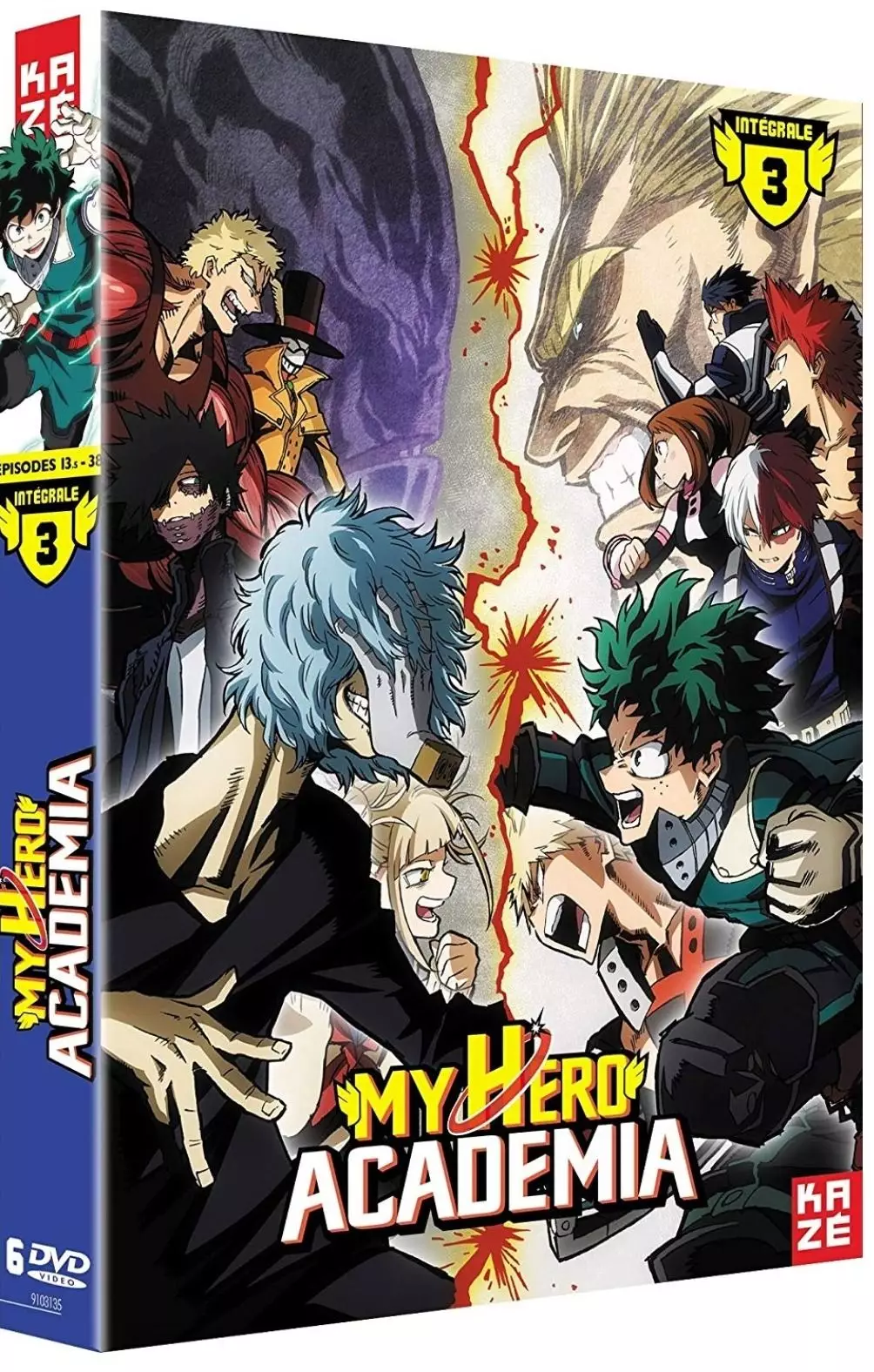 My Hero Academia Saison 3 Netflix Date De Sortie France Couvertures dvd My Hero Academia - Saison 3 - Intégrale - DVD - Manga news