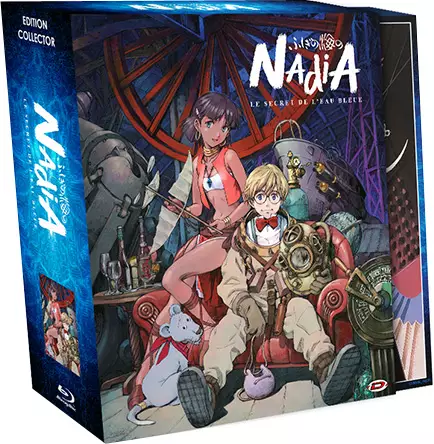 vidéo manga - Nadia, le Secret de l'Eau Bleue - Collector Blu-Ray + DVD