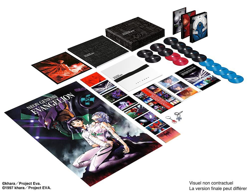 BluRay Neon Genesis Evangelion Intégrale Édition Limitée Collector (2023) Noir Anime