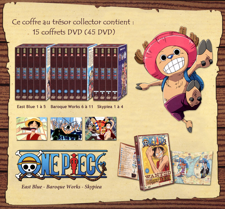 One Piece Partie 1 Edition Limitée Coffret 45 Dvd DVD One Piece - Partie 1 Limitée - Anime Dvd - Manga news
