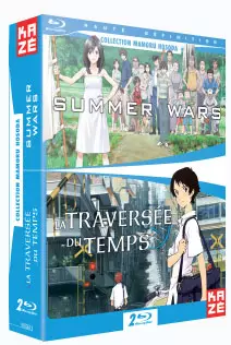 manga animé - Summer Wars + La Traversée du Temps - Blu-Ray