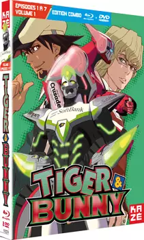 Mangas - Tiger & Bunny - Blu-Ray/DVD Vol.1