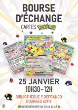 évenement - Bourse d'échange cartes Pokémon