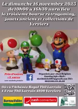 Troisième bourse rétrogaming de Verviers