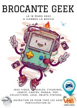 évenement - Brocante Geek - Cannes la Bocca