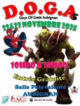 évenement - DOGA - Days Of Geek Aubignan 2025