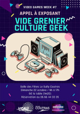 évenement - Vide Grenier Culture Geek