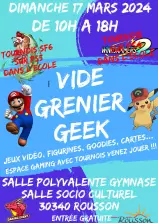 évenement - Vide Grenier Geek Rousson