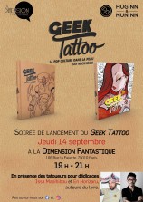 évenement - Geek Tattoo - Soirée de lancement