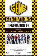 évenement - Generations from Exile Tribe à Paris