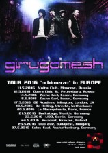 évenement - Girugämesh Tour 2016 -chimera- in Europe