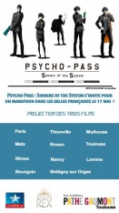 évenement - Psycho-Pass : Sinner of the System - Projection marathon