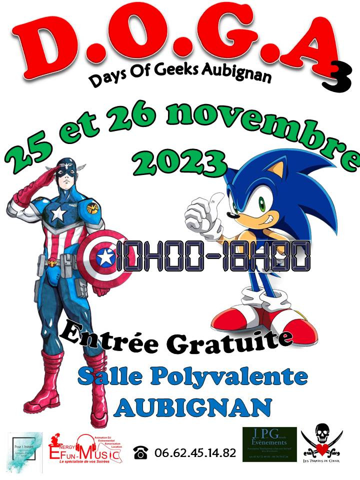 Days of the Geeks Aubignan 2023