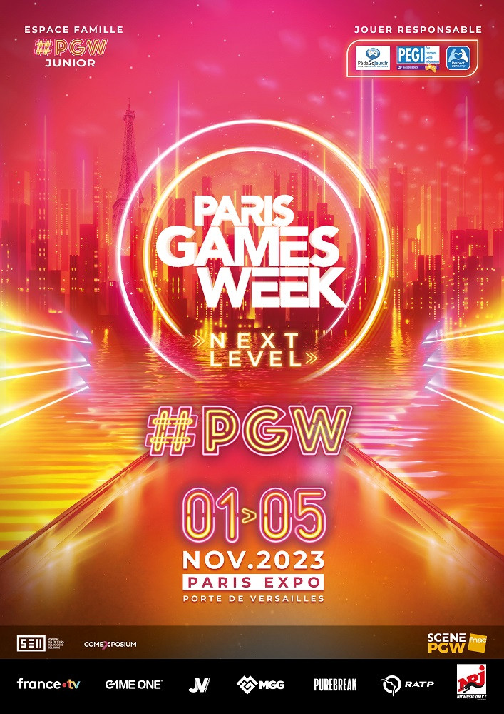Foule de participants à la Paris Games Week 2023