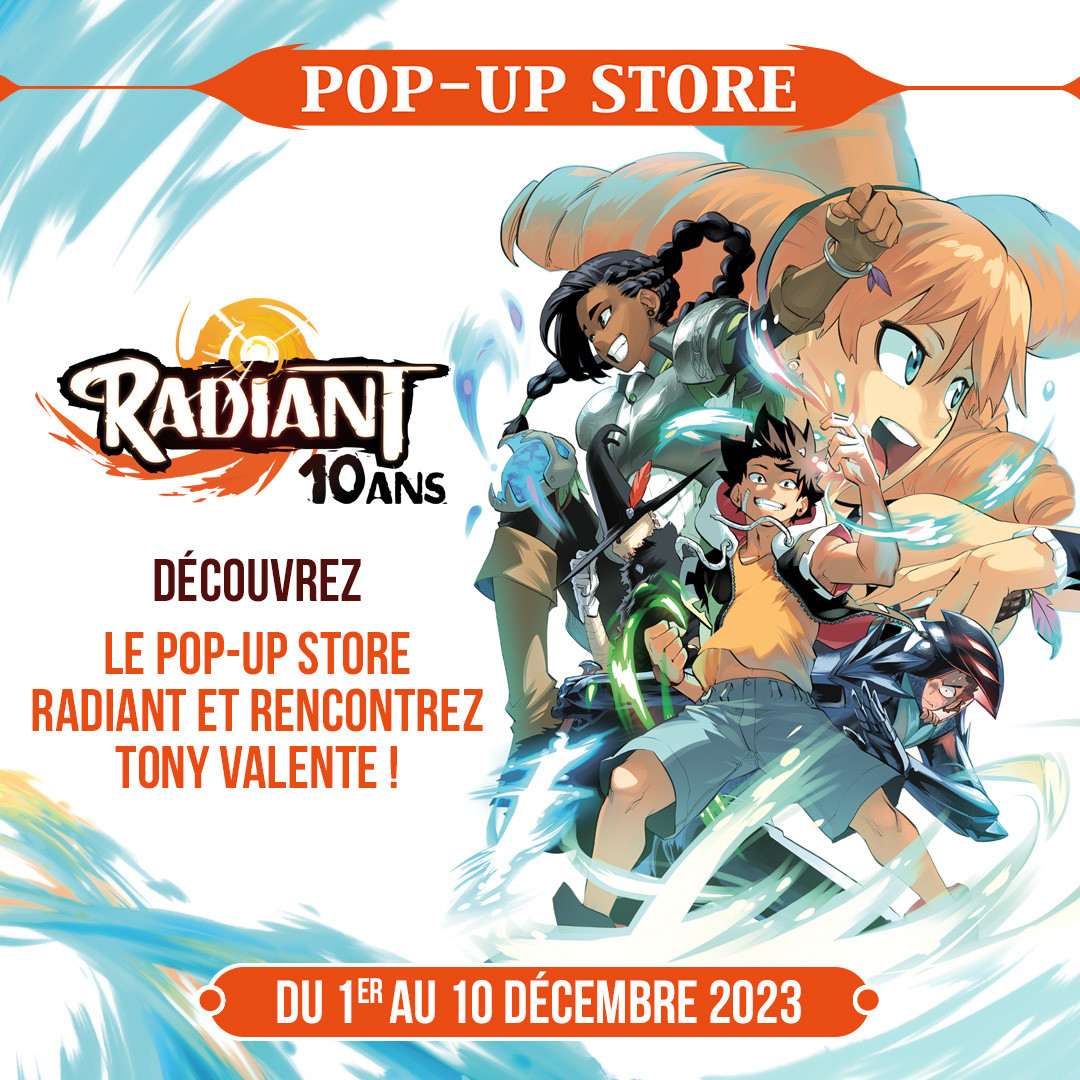 Pop-Up Store Radiant 10ème anniversaire à Paris
