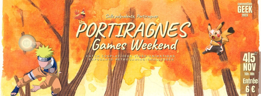 Espace de jeu au Portiragnes Games Weekend