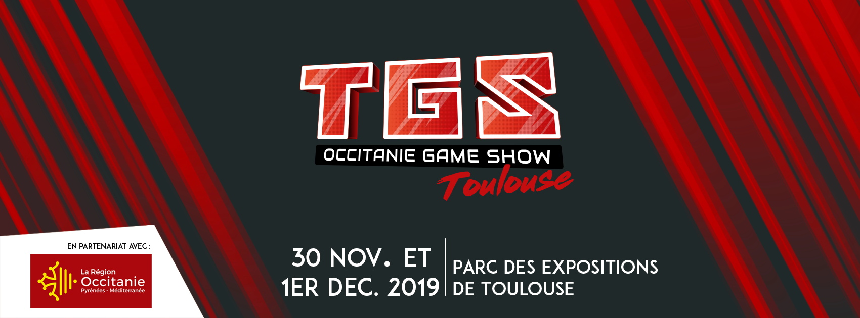 L'agenda du week-end - Que faire du 29 novembre au 1er décembre 2019 ? TGS-occitanie-game-show-toulouse-2019