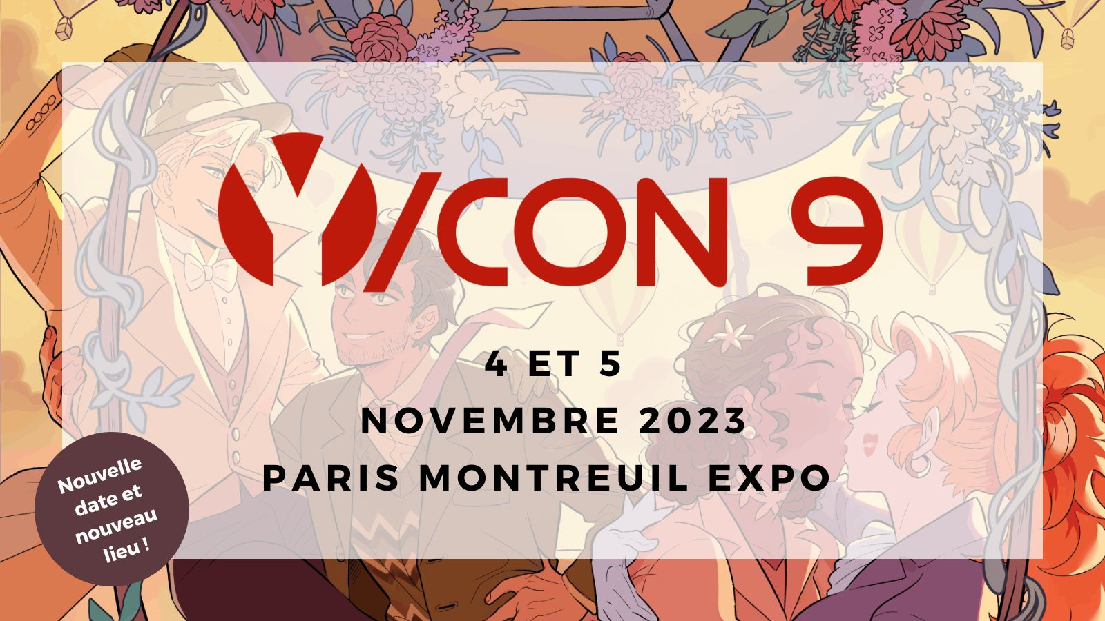 Affiche promotionnelle de Y/CON 9e édition à Paris Montreuil Expo