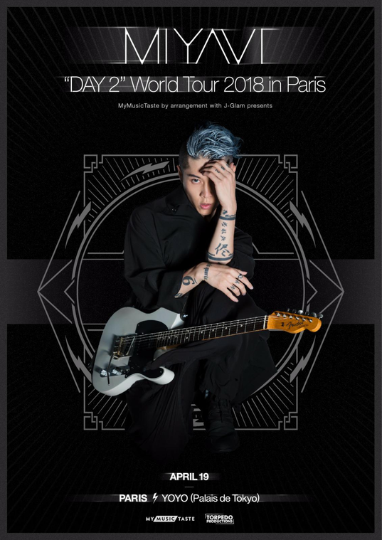 Miyavi, en concert  Paris au mois d'avril Miyavi-paris-2018