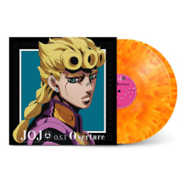 manga - JoJo's Bizarre Adventure - Bande Originale Vinyle - Édition Jaune/Orange Translucide