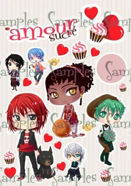 manga - Amour Sucré - Stickers