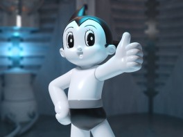 Astro Boy Life Size - Ver. Noir Et Blanc - Leblon Delienne