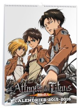 manga - Attaque Des Titans (l') - Calendrier 2016 - @Anime